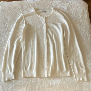 Croft & Barrow Women's Ivory Cardigan